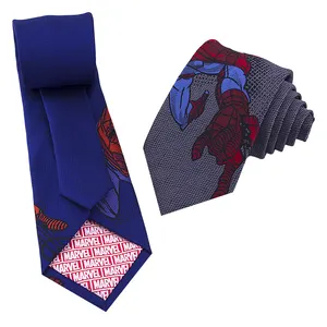 Hamocigia Handmade Tùy Biến 2400 Khâu Động Vật Jacquard Dệt 100% Polyester Tie