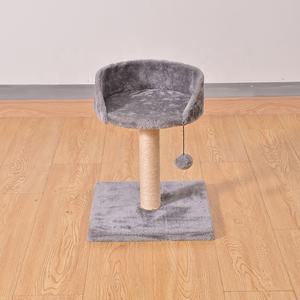 Poteau à gratter intérieur en bois durable écologique tour d'arbre à chat, <span class=keywords><strong>griffoir</strong></span> pour chat - Product Image 2