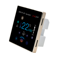 Nouveau produit, écran couleur LCD avec refroidissement, chauffage et capteur de température, ventilateur, unité de bobine, thermostat