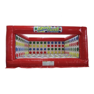 Jeu gonflable extérieur de Twister Jeu rebondissant de coussin pour des événements de carnaval Jeux interactifs gonflables géants de château de Twister - Product Image 5