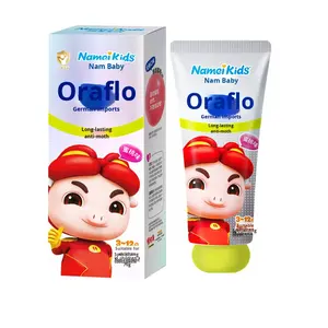 Dentifrice pour enfants Nami Baby Naimaibao Olaflu Probiotiques Xylitol Fluorure Personnage de dessin animé Saveur fruitée Anti-caries - Product Image 1