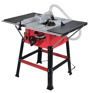 10 inch strong power 60T blade woodworking table saw adjustable angle cutting machine for Wood