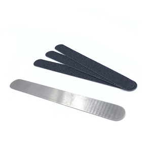 Customized Disposable Black File Straight Shape Nail File Replaceable Sandpaper Stickers Wholesale Prices