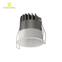 Spot encastré LED rond pour plafond, design commercial, pour projets hôteliers intérieurs, 5W, 7W, 12W, 20W, 30W, 40W
