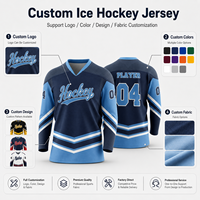 Maillot de hockey sur glace brodé sur mesure pour joueurs adultes et jeunes, entraînement en club et matchs, commandes en gros pour équipes et commandes en vrac