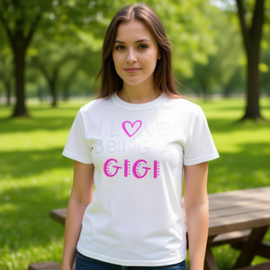 Me encanta ser una Gigi, camiseta linda y genial - Product Image 3
