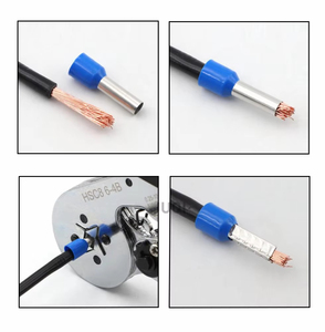 Embouts isolés pour fils, connecteurs à sertir pour fils AWG 22-6 - Product Image 5