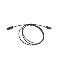Cable de Audio Digital de Fibra Óptica OD22, Conexión de TV, Salida SPDIF, 1 Metro, Alta Definición, Estable, Plateado