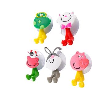 Criativo bonito Cartoon Animal Wall Mounted armazenamento banheiro crianças sucção Toothbrush titular - Product Image 6