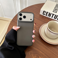 Coque de téléphone légère givrée pour iPhone 18 Pro, 17, 16, 15, 14, 13, 12, 11, Pro Plus, coque de téléphone anti-chute