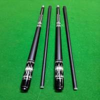 Queue de billard en fibre de carbone à tête en cuir fendue 1/2 de 10mm avec une sensation de douceur et une forte sensation de frappe
