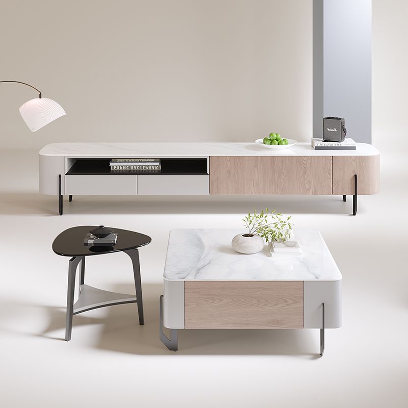 Mesa de centro y mueble para TV de estilo lujoso [Modelo T90]
