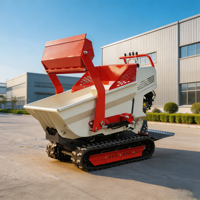 Offre Spéciale – Mini-dumper sur chenilles de 500 kg à essence, auto-chargeur et déchargeur, pour travaux de jardinage et d'ingénierie