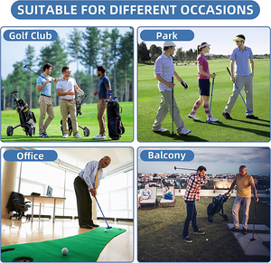 Clubs de <span class=keywords><strong>golf</strong></span> télescopiques ajustables portables pour droitiers avec manche, pour l'entraînement au chipping - Product Image 4