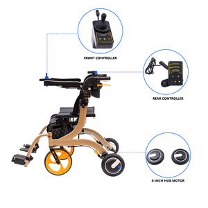 Contrôleur de moteur intelligent 24 V sans balais pour aides à la marche, <span class=keywords><strong>kit</strong></span> de propulsion électrique étanche à la poussière 260 tr/min pour déambulateur - Product Image 6