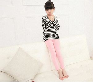 Pantalones de Algodón para Niñas, Color Caramelo, Leggings para Niñas, Pantalones Ajustados Tipo Lápiz para Niñas de 3 a 10 Años - Product Image 2