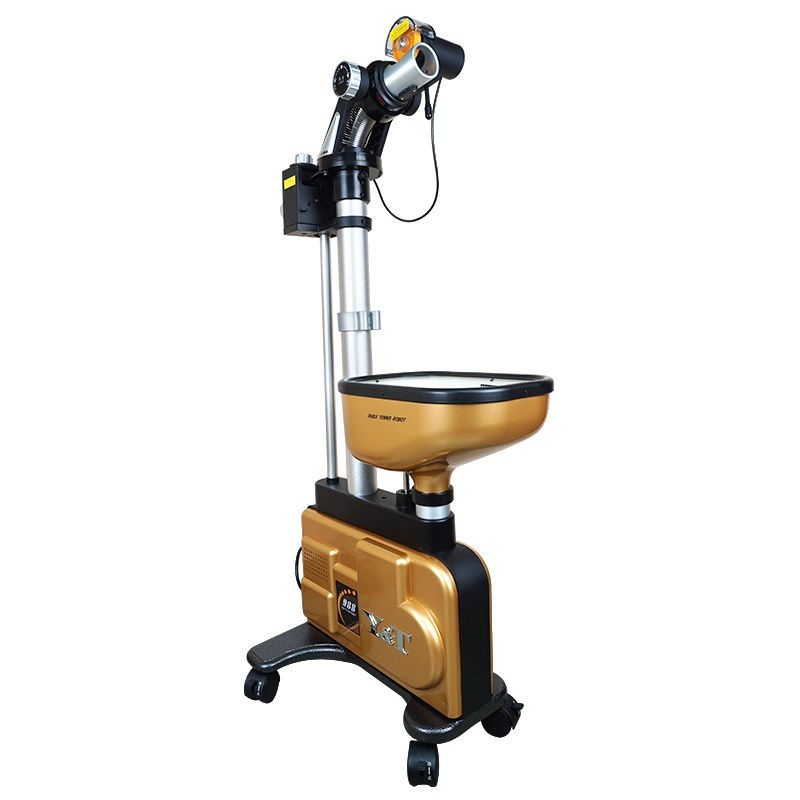 Taide V-988 Table Tennis Serving Machine Automatic Ping Pong Ball Trainer Floor Standing 9 Angle Adjust 30 80 Balls Minute