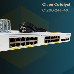 สวิตช์ C1200-24T-4X 1200 Smart Managed 24 พอร์ต Gigabit Ethernet 4x10G SFP+ Uplinks 128Gbps รุ่น C1200-24T-4X - Product Image 1