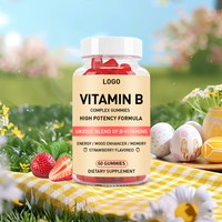 Gommes de vitamine B, plusieurs vitamines, minéraux, suppléments d'acide folique Vente chaude de marque autonome