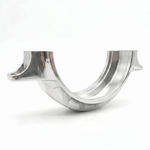 Soporte de Sujeción en U de Acero Inoxidable Personalizado OEM, Fundido por Inyección, Pulido a Espejo, para Tuberías Industriales - Product Image 1