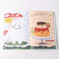Livre de coloriage et de puzzle autocollant personnalisé pour enfants : jeu éducatif et d'éveil précoce