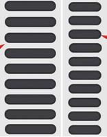 100 pièces/paquet plus long et plus court téléphone universel filet anti-poussière haut-parleur écouteur anti-poussière maille autocollant pour tous les modèles de téléphones mobiles