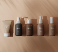 Ensembles d'emballages cosmétiques de luxe, pots à crème en plastique vides et flacons à pompe pour huile corporelle, ensemble de soins de la peau, flacon de crème pour le visage, flacon de lotion