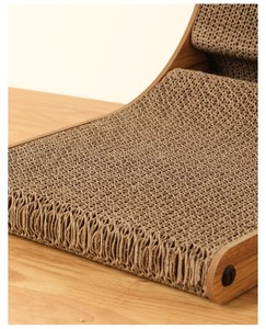 Kingtale Pet Suppliers L Shape Cardboard <strong>Cat</strong> <strong>Scratcher</strong> with Ball Toy Catnip for Indoor - Product Image 5