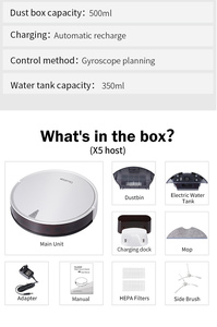 ISWEEP Nuevo Robot Aspirador de Pisos con Función de Limpieza con Agua - Product Image 4