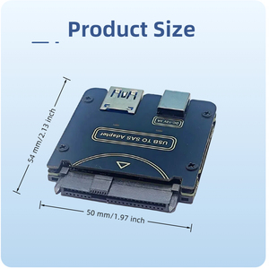 <span class=keywords><strong>Adaptador</strong></span> TISHRIC <span class=keywords><strong>USB</strong></span> a SAS de 29 Pines, <span class=keywords><strong>USB</strong></span> 3,0 a SAS, tarjeta de expansión SSD, Cable de <span class=keywords><strong>disco</strong></span> fácil de 6Gbps para escritorio de <span class=keywords><strong>disco</strong></span> <span class=keywords><strong>duro</strong></span> SAS de 2,5/3,5" - Product Image 5