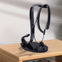 Présentoir de casque en acrylique de style personnalisé de couleur personnalisable portable simple et élégant