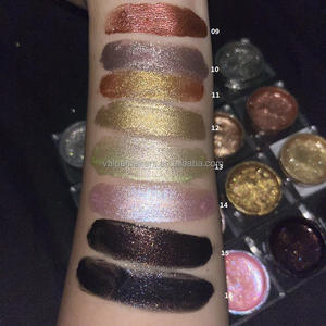 Sombra de Ojos Perlada con Purpurina Metálica Monocromática Diamante Brillante Iluminador Sedoso Gel Líquido de Secado Rápido con Purpurina - Product Image 1