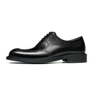 La mejor venta de lujo de moda de oficina británica zapatos casuales zapatos de hombre de cuero genuino - Product Image 3