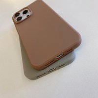 Coque arrière souple en TPU anti-chute pour iPhone 16 15 Pro Max 14 Plus 11 12 13 Pro Max, plusieurs couleurs, étui de téléphone portable pour Samsung