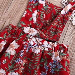 Alta cantidad <span class=keywords><strong>flor</strong></span> chica vestido Halter vestido para las niñas <span class=keywords><strong>boutique</strong></span> de bebé niña vestido de verano - Product Image 6