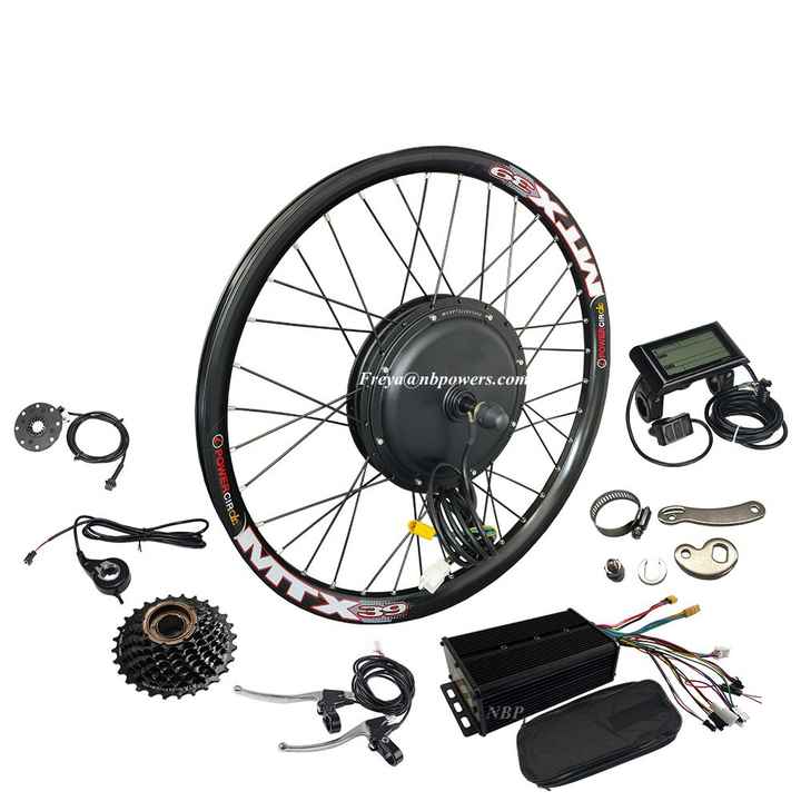 Kit Conversion électrique VAE – Moteur Roue Arrière 2000W 48-72V – Pour VTT – Garantie 3 Mois