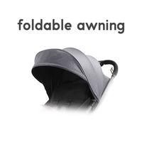 Bébé chine poussettes 4 en 1 peut s'asseoir et s'allonger portable pliant bidirectionnel haute vue pour nouveau-né enfant bébé poussette