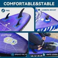 Skatinger 2025 Nouvelle Planche de SUP Gonflable Drop Stitch pour Stand Up Paddle, Surf et Activités Aquatiques