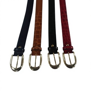 Wholesale Vintage Cow Hide Leather Belts Steel Square Pin Heat-Transfer Printed Solid Eco-Friendly Lightweight Waterproof Heavy - Product Image 5