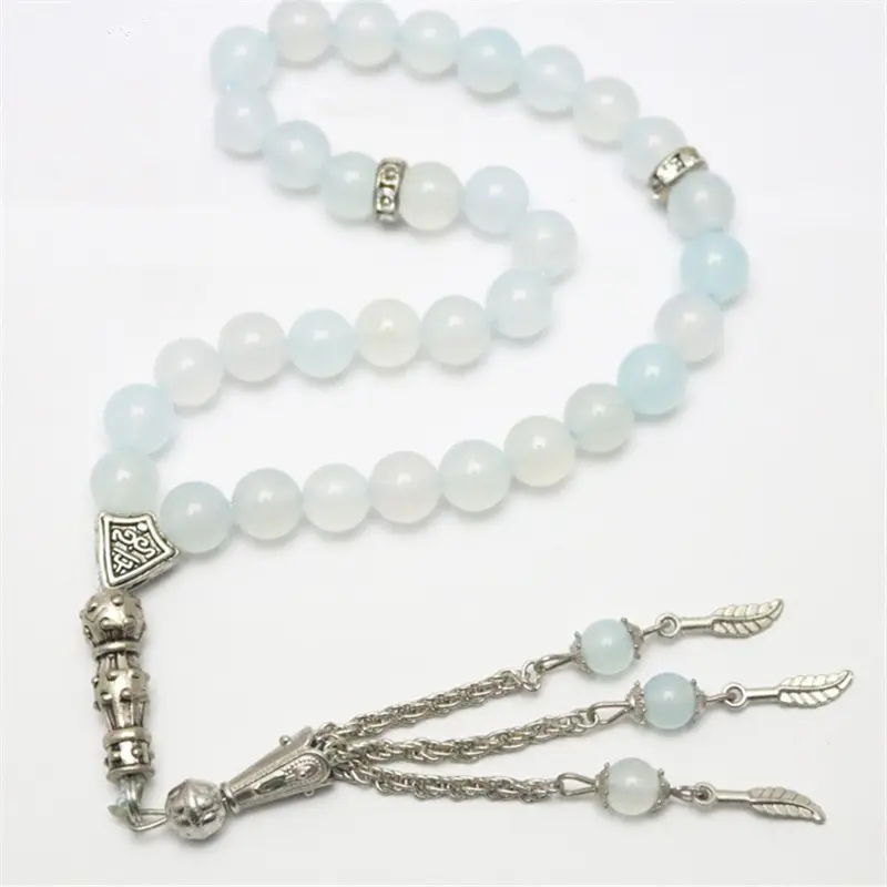 Grosir Giok Putih Tasbih 33 Manik-manik Tasbih Alloy Rumbai