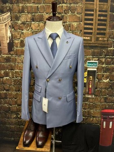 Vente en gros affaires rose hommes costumes tenue décontracté bureau de travail haut de gamme personnalisé blazer mode surdimensionné hommes pantalon manteau - Product Image 4