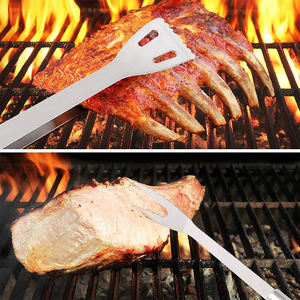 Accessoires <span class=keywords><strong>de</strong></span> barbecue <span class=keywords><strong>de</strong></span> haute qualité, <span class=keywords><strong>spatule</strong></span> en métal pour barbecue, ensemble <span class=keywords><strong>de</strong></span> 3 outils <span class=keywords><strong>de</strong></span> barbecue avec sac <span class=keywords><strong>de</strong></span> transport portable pour cuisine en plein air - Product Image 5