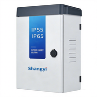 Boîtier de distribution d'alimentation extérieur certifié CE en acier inoxydable 304, boîtier de distribution électrique IP54, coffrets pour instruments électroniques, surface blanche