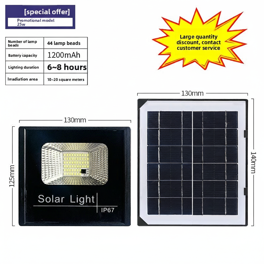 Special offer-25w-light control+remote control+timer