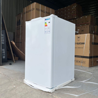 Mini réfrigérateur à porte unique 108L Réfrigérateur de location de dortoir domestique antibactérien et inodore de petite capacité