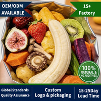 Bulk OEM Private Label VF Groentechips BRC Gecertificeerd Glutenvrij Natuurlijke Snacks Gedroogd Fruit Gedroogde Groenten