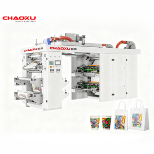 プラスチックフィルムバッグスタック型フレキソ印刷機高速2 4 6 8色ロール - Product Image 1