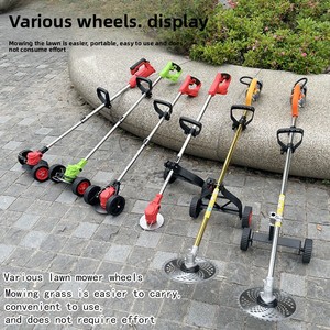 Vetex Wholesale21V Cordless Grass Trimmer With Wheels Rechargeable <b>Brush</b> Cutter <b>Powerful</b> Weed Eater for Garden and Lawn Lithium - Product Image 4
