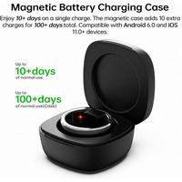 Anillo Inteligente para Mujeres y Hombres, Anillo con Monitor de Actividad Física y Aplicación Gratuita, Monitor de Sueño, Frecuencia Cardíaca y Contador de Pasos, Compatible con Android/iOS