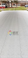 Dalles de sol en plastique emboîtables haute densité pour la protection du gazon des terrains de football et l'utilisation en jardin - Durables et écologiques